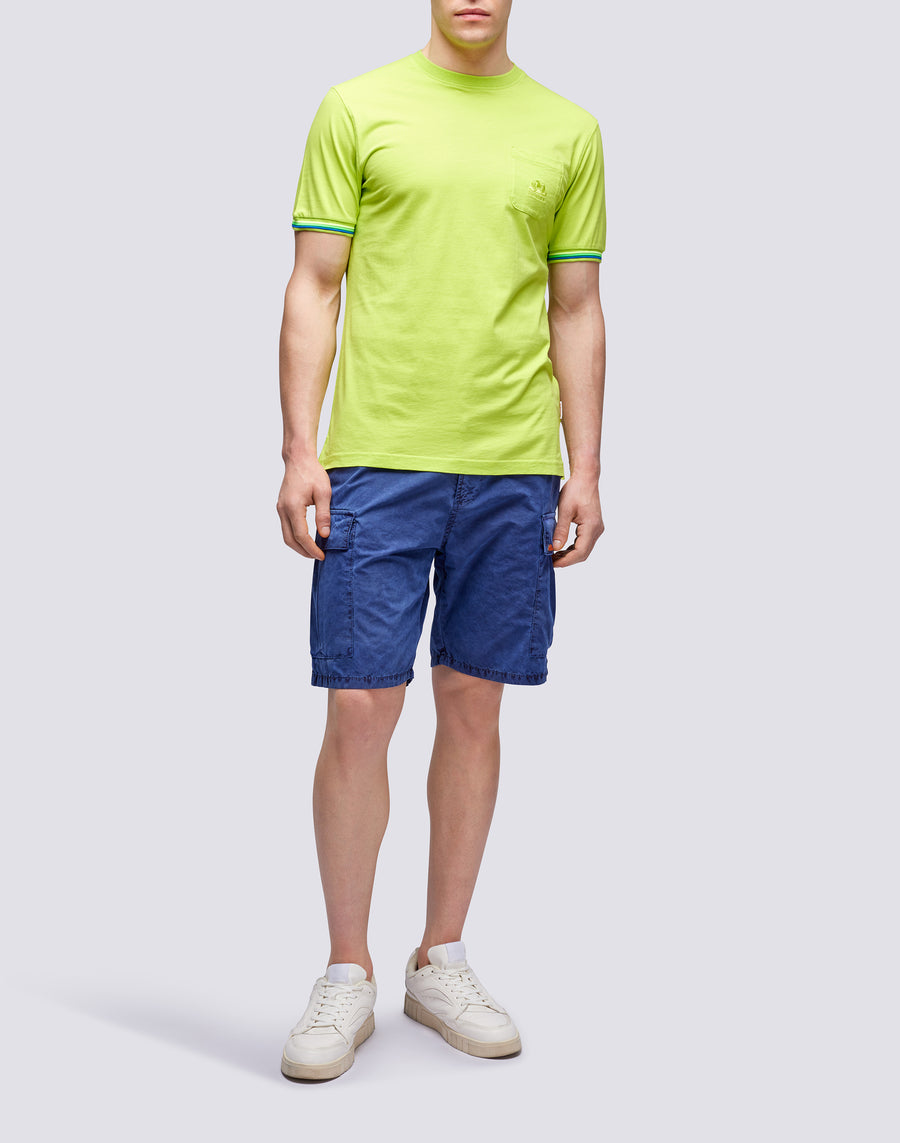 Sundek T-SHIRT FINN GIROCOLLO CON TASCHINO m775tej7800-69101 Affare Del Giorno