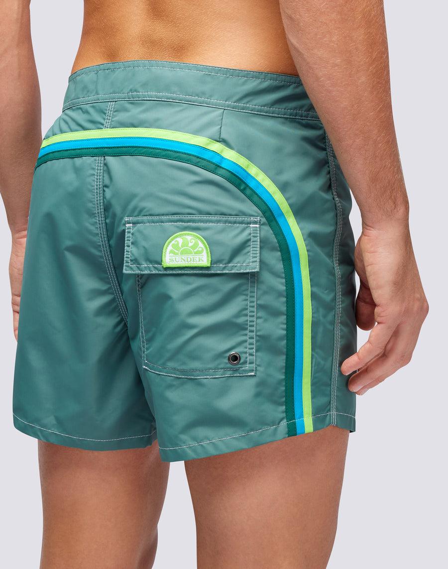 Sundek COSTUME DA BAGNO CORTO VITA FISSA ICONIC TAFFETA Qualità Garantita