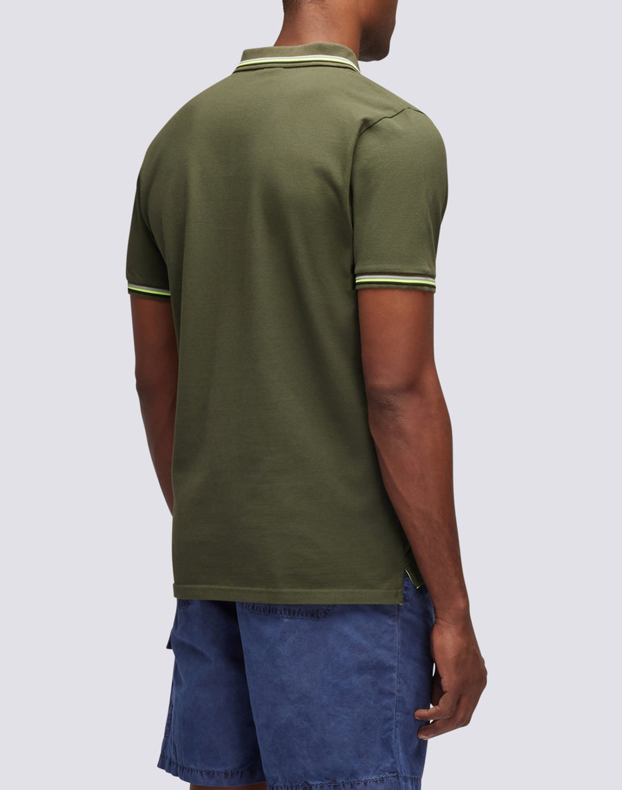 Sundek polo brice in cotone piquet con dettagli tricolor M779PLJ6500-30208 Negozi Online