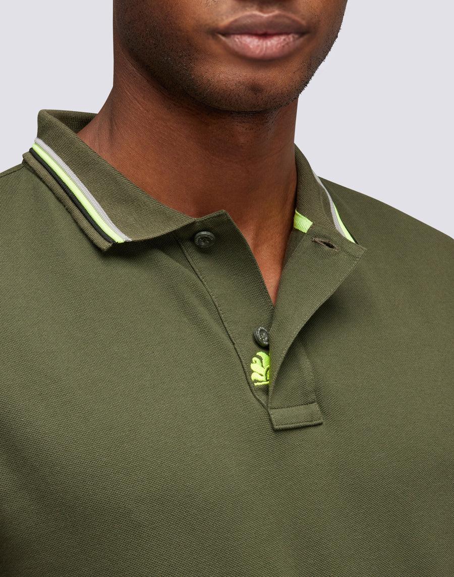 Sundek polo brice in cotone piquet con dettagli tricolor M779PLJ6500-30208 Negozi Online