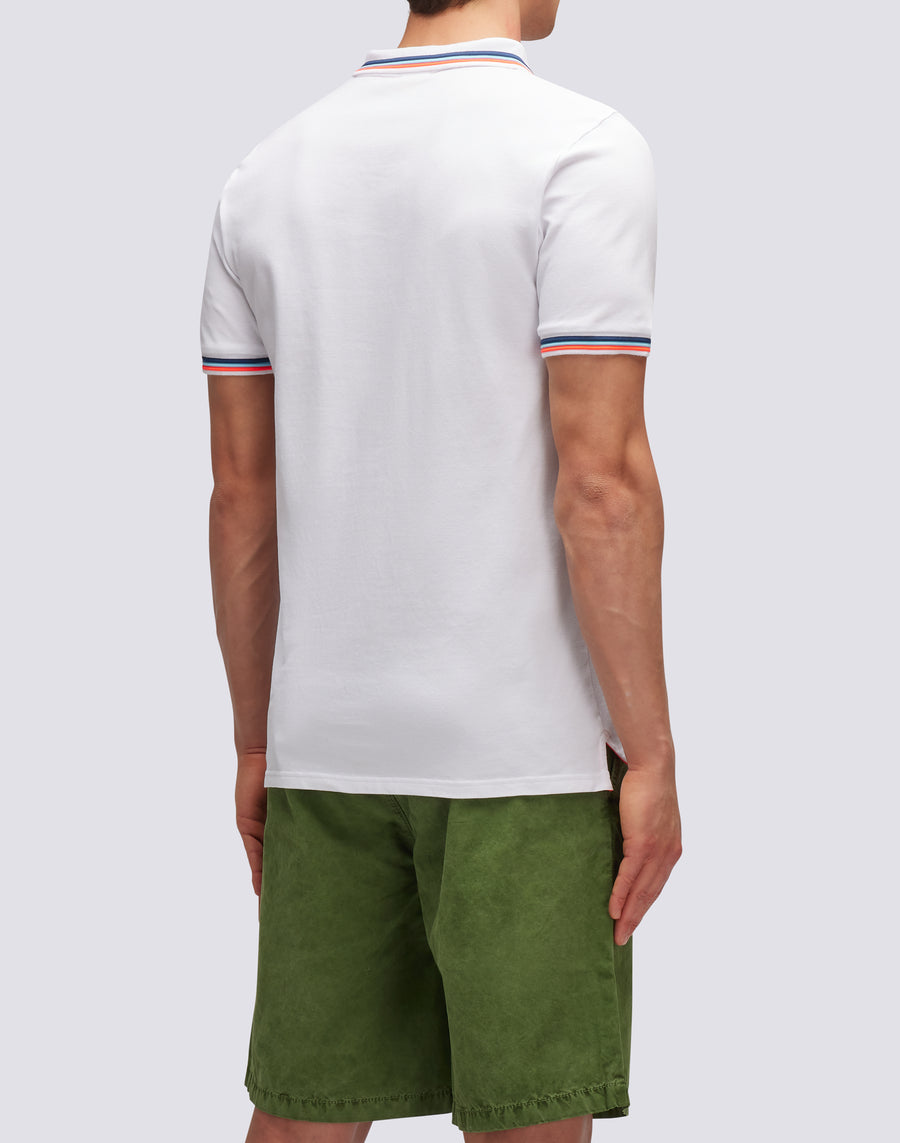Sundek polo brice in cotone piquet con dettagli tricolor M779PLJ6500-00634 Shopping Online