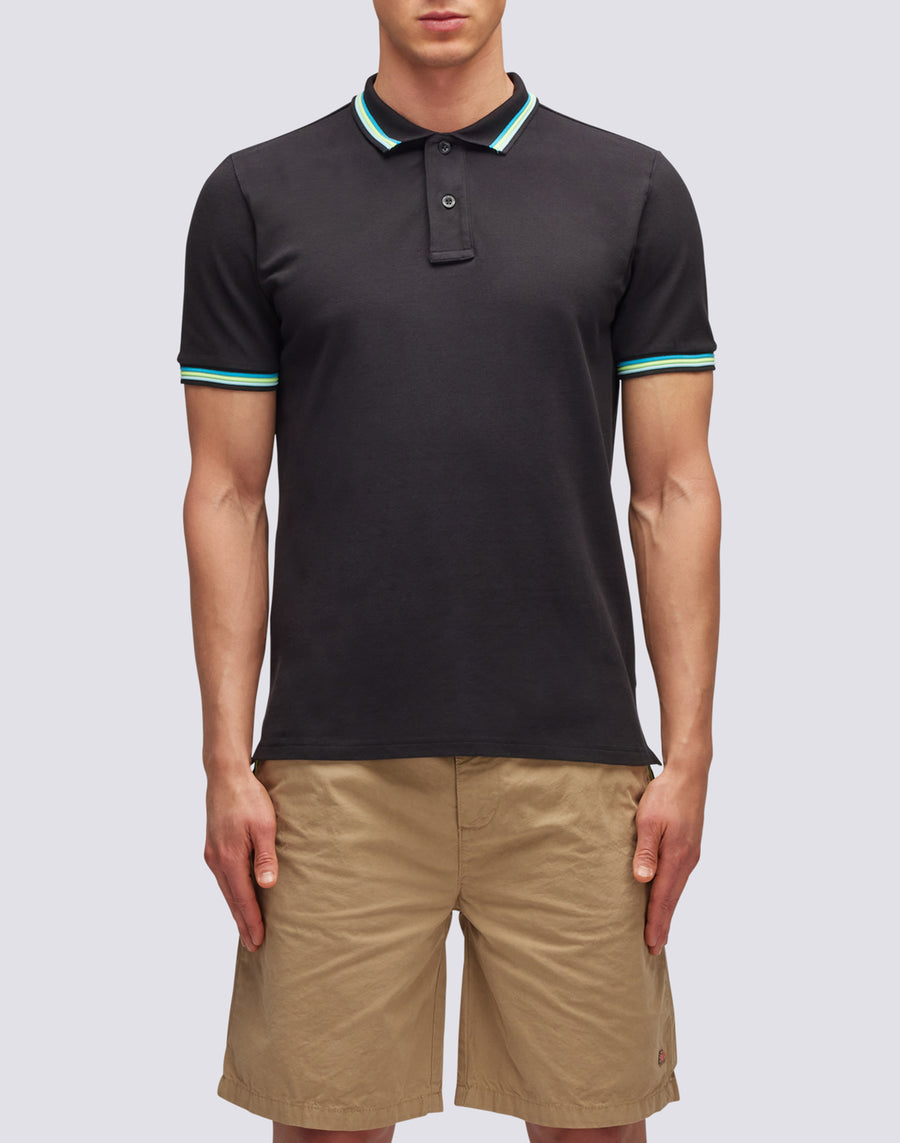 Sundek polo brice in cotone piquet con dettagli tricolor M779PLJ6500-00435 Convenienza