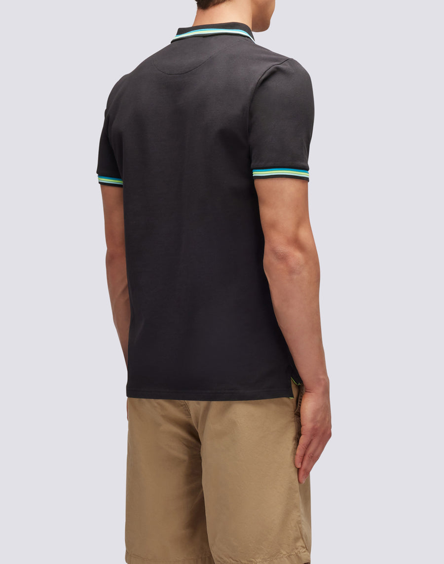Sundek polo brice in cotone piquet con dettagli tricolor M779PLJ6500-00435 Convenienza