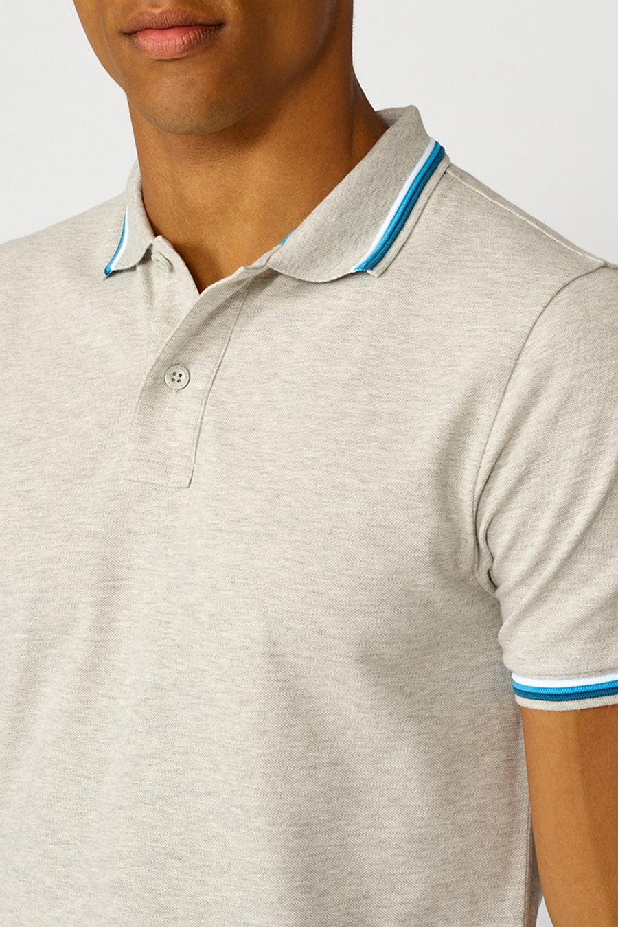 Sundek polo brice in cotone piquet con dettagli tricolor M779PLJ6500-02911 Sconto