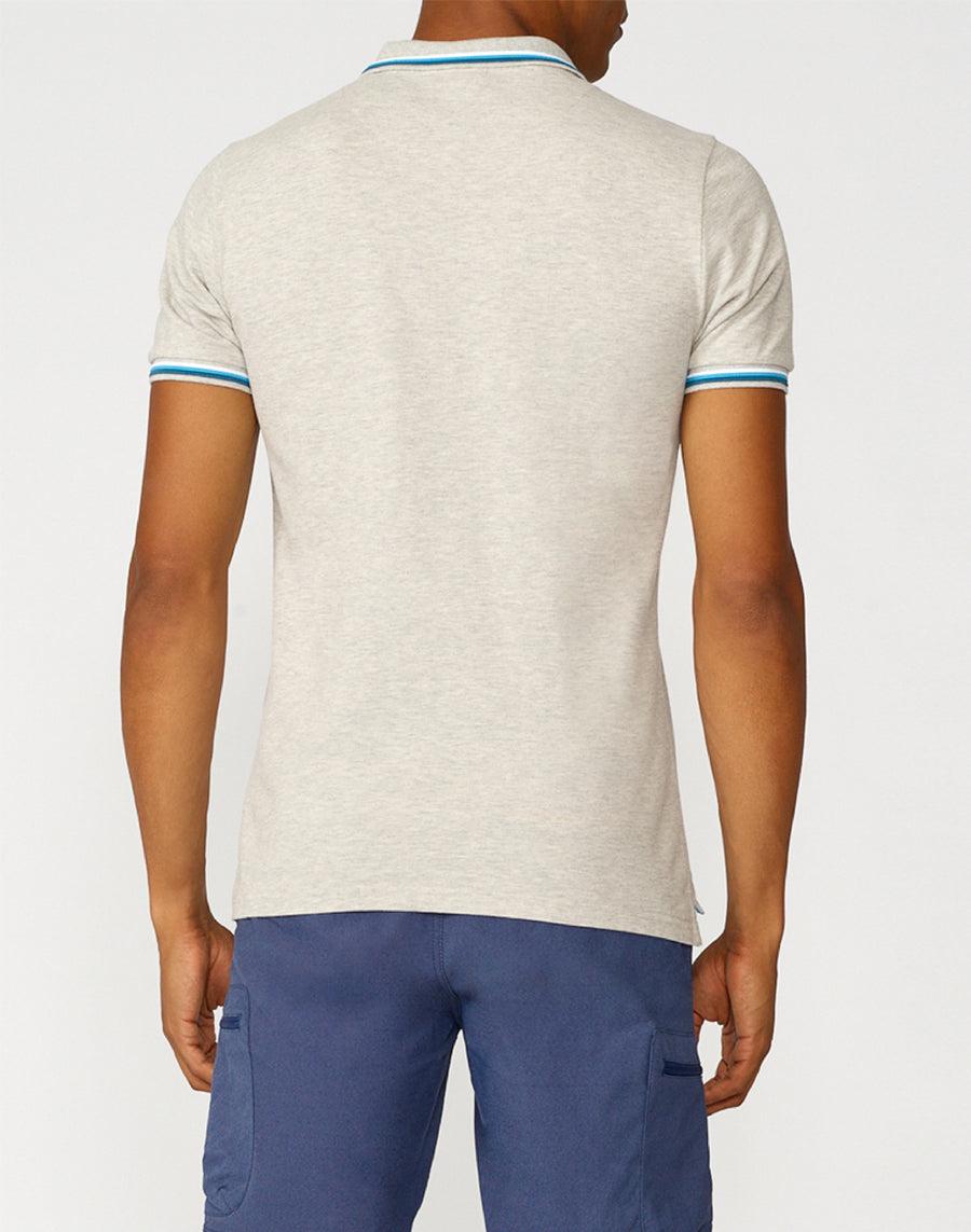 Sundek polo brice in cotone piquet con dettagli tricolor M779PLJ6500-02911 Sconto