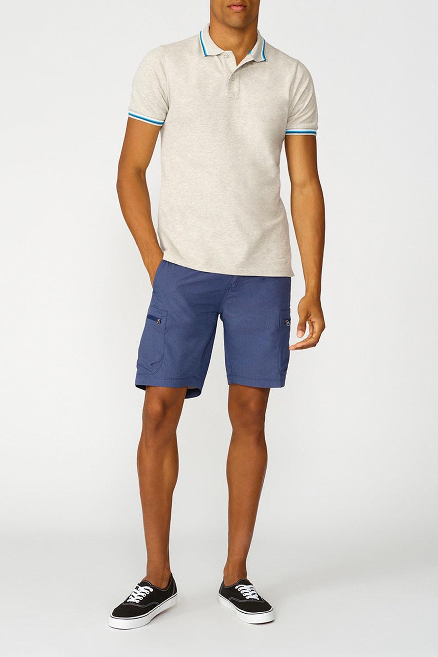 Sundek polo brice in cotone piquet con dettagli tricolor M779PLJ6500-02911 Sconto