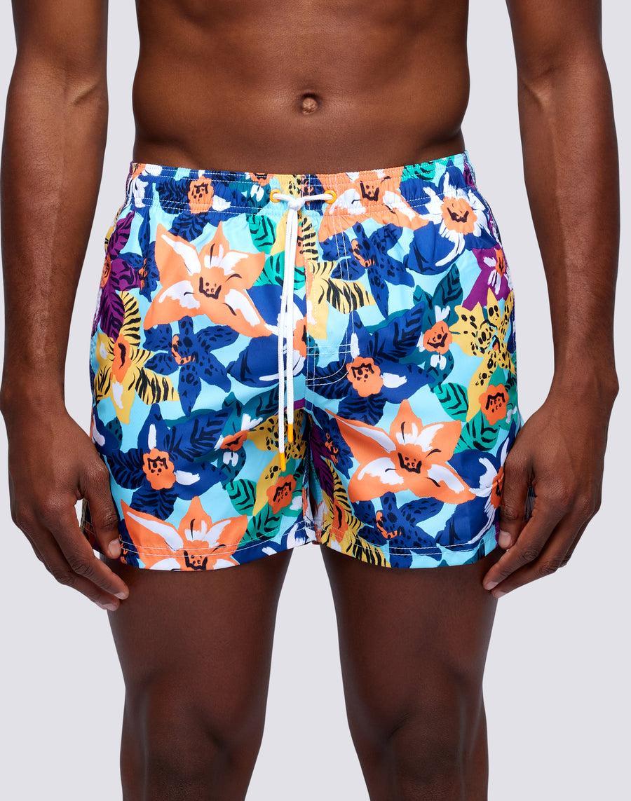 Sundek BOARDSHORT STAMPA NABIS BLOOM m504bdrt3nb-310nb Spedizione Gratuita