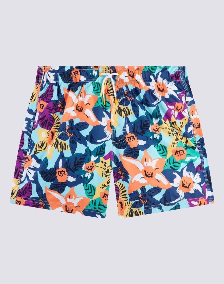 Sundek BOARDSHORT STAMPA NABIS BLOOM m504bdrt3nb-310nb Spedizione Gratuita