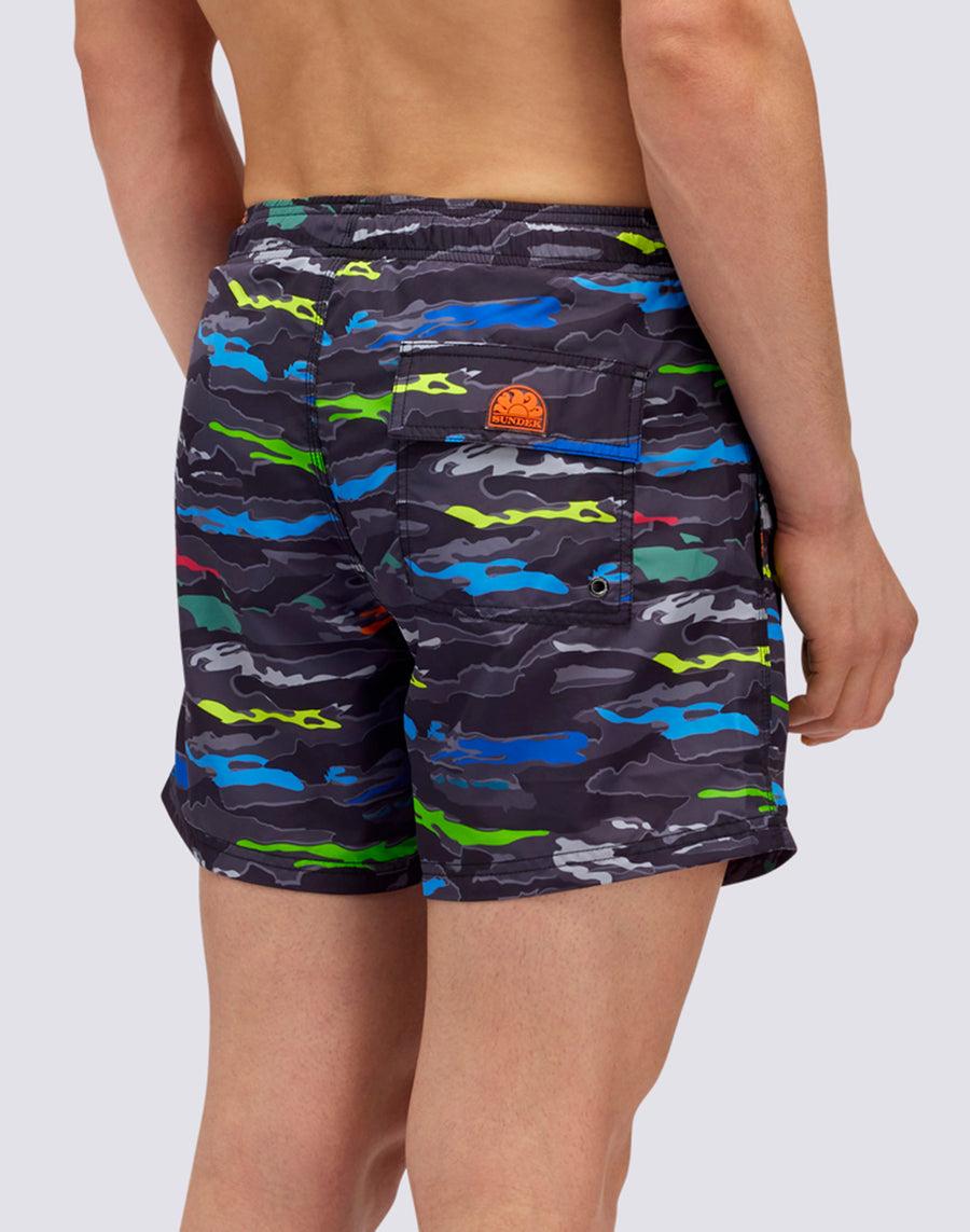 Sundek COSTUME HAPPY CAMOU PRINT m633bdrt43h-0043h Qualità Garantita