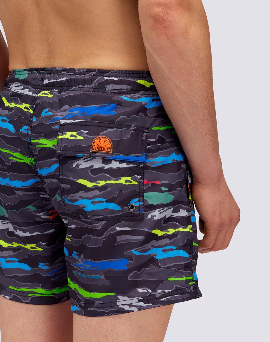 Sundek COSTUME HAPPY CAMOU PRINT m633bdrt43h-0043h Qualità Garantita