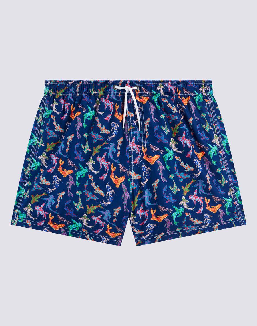 Sundek costume da bagno corto vita elasticata stampa koi pop repreve® m504bdrt3je-047je Promozione Limitata