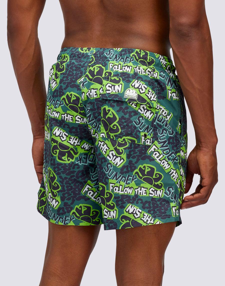 Sundek COSTUME STONEAGE PRINT m665bdrt4tg-a16tg Limitato a 3 giorni