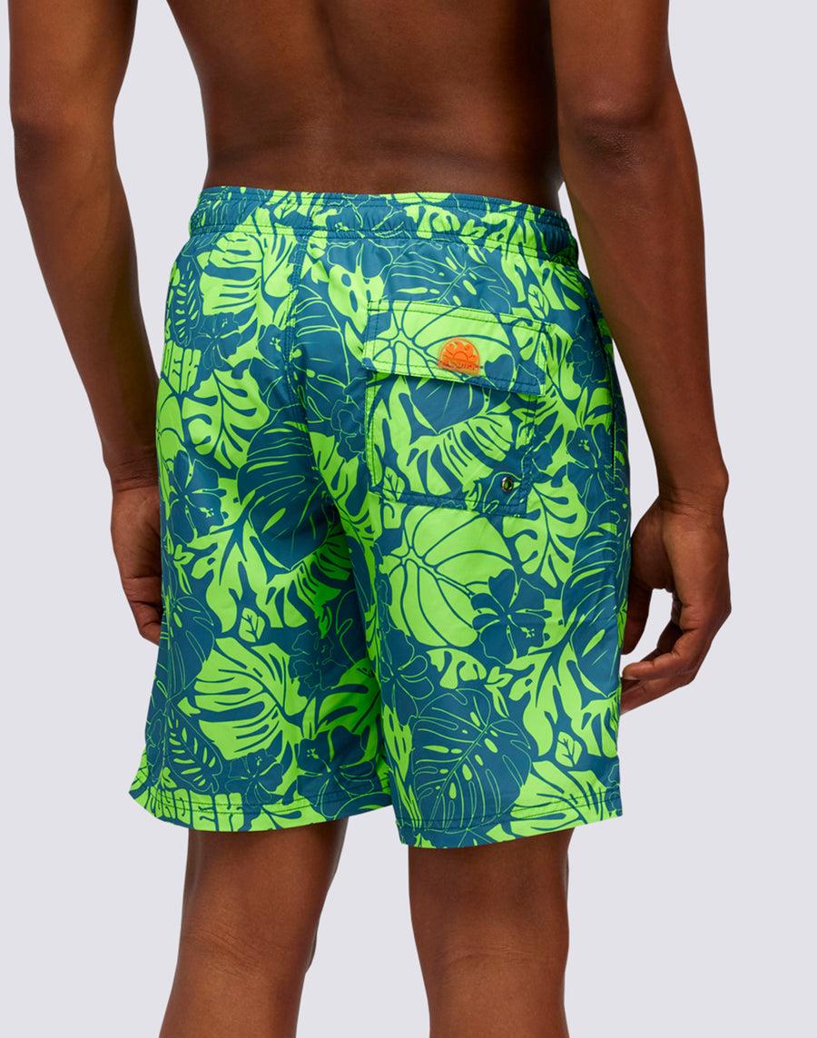 Sundek BOARDSHORT STAMPA LEAF POWER m717bdrt42l-a342l Sconto