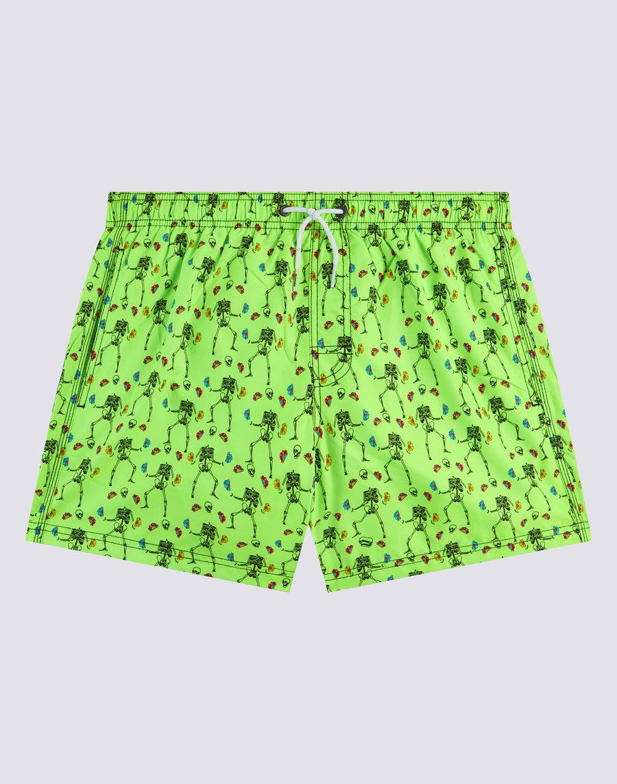 Sundek costume da bagno corto vita elasticata stampa skeleton bay repreve® m504bdrt3uo-531uo Saldi
