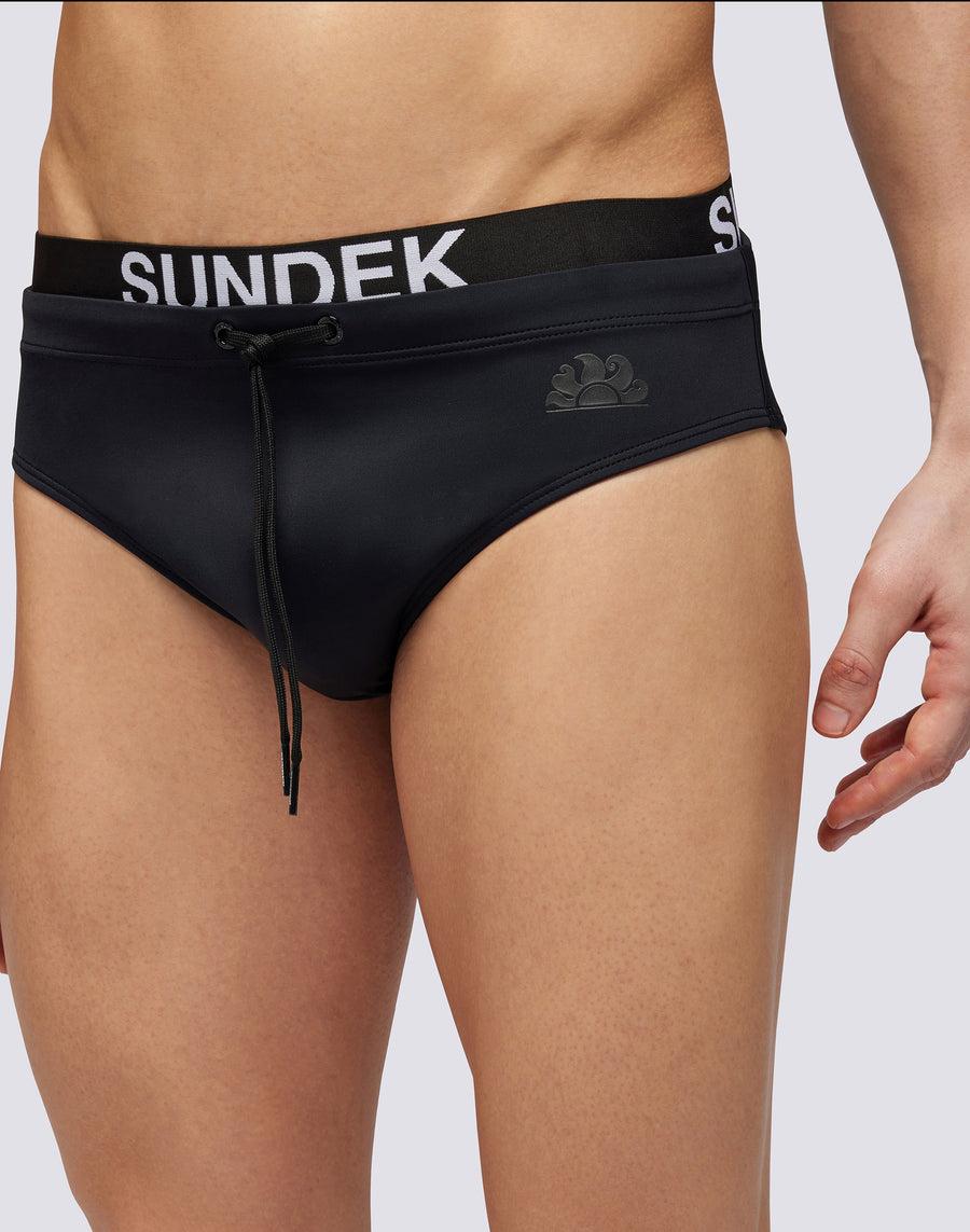 Sundek SLIP CON ELASTICO LOGO m309ssl3000-00401 Nuova