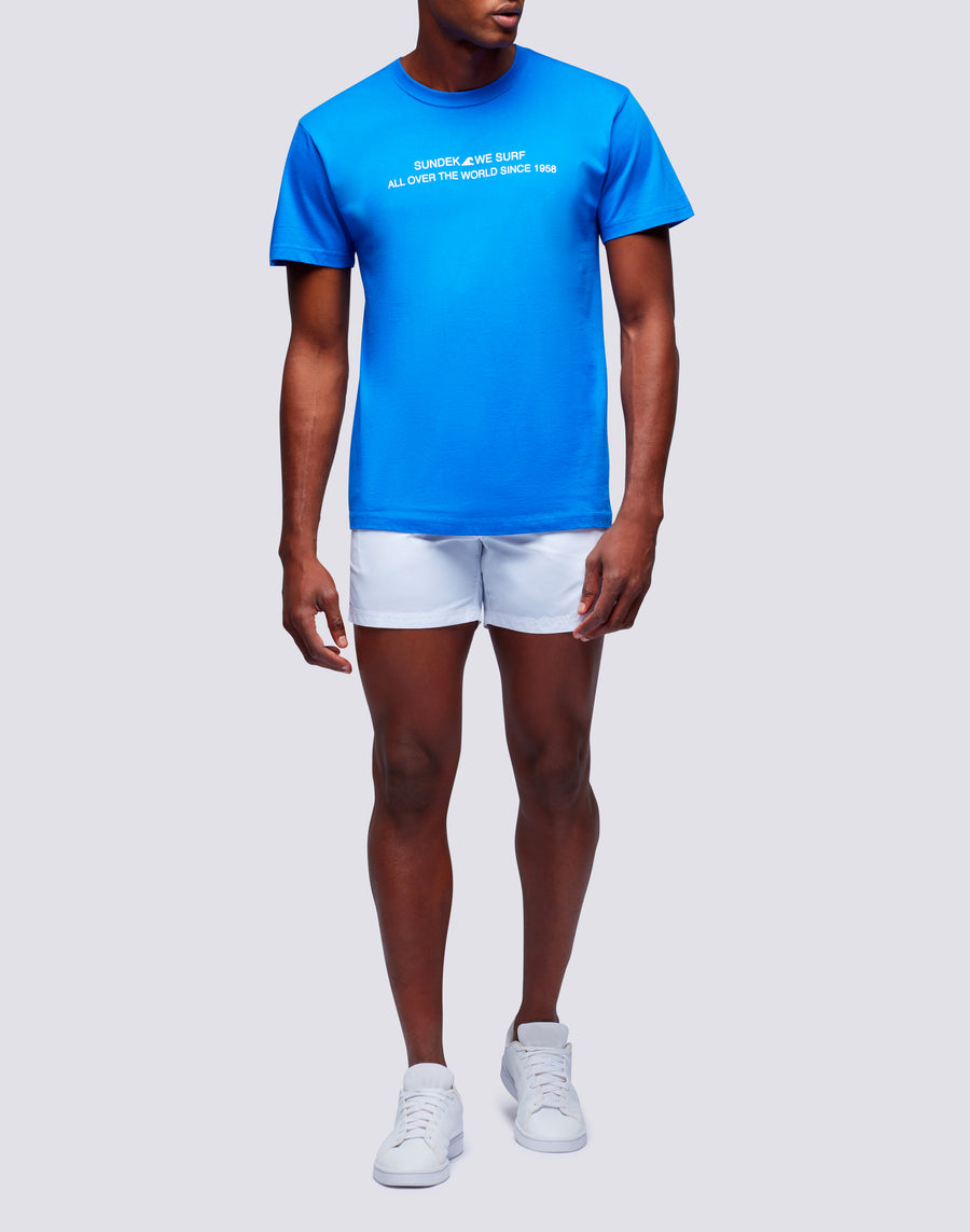Sundek t-shirt uomo in cotone capsule flag m633bdrt4km-008km 2025