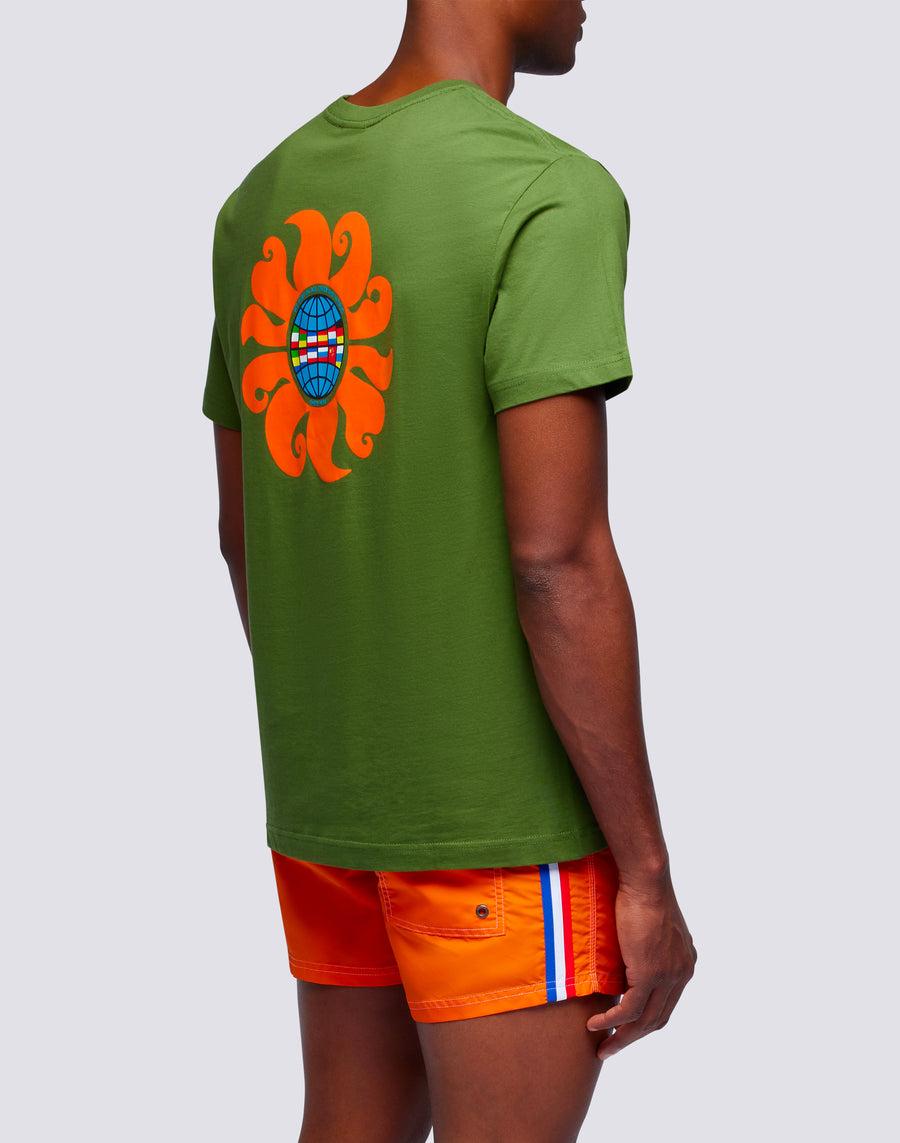 Sundek t-shirt uomo in cotone capsule flag m669tesj500-12700 Italy