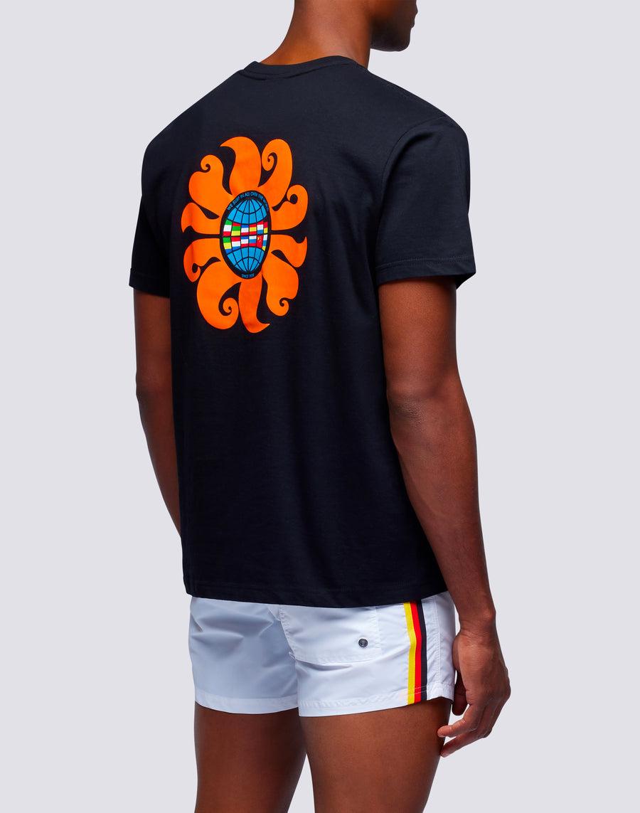 Sundek t-shirt uomo in cotone capsule flag m669tesj500-00100 2025