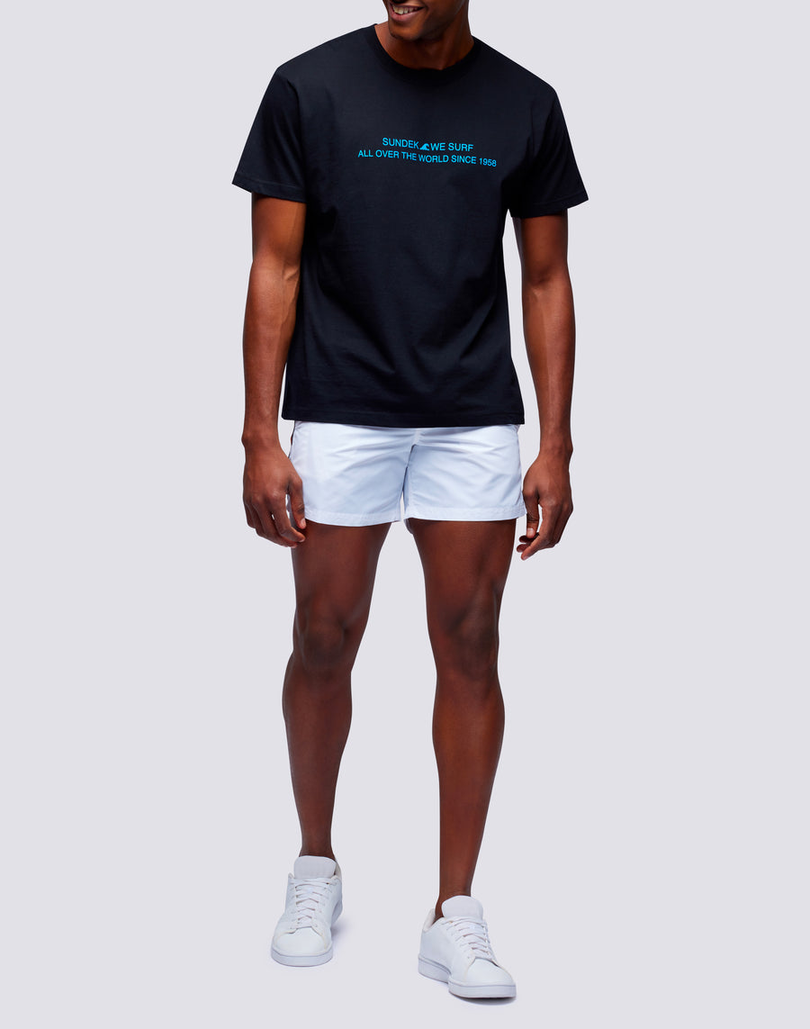 Sundek t-shirt uomo in cotone capsule flag m669tesj500-00100 2025