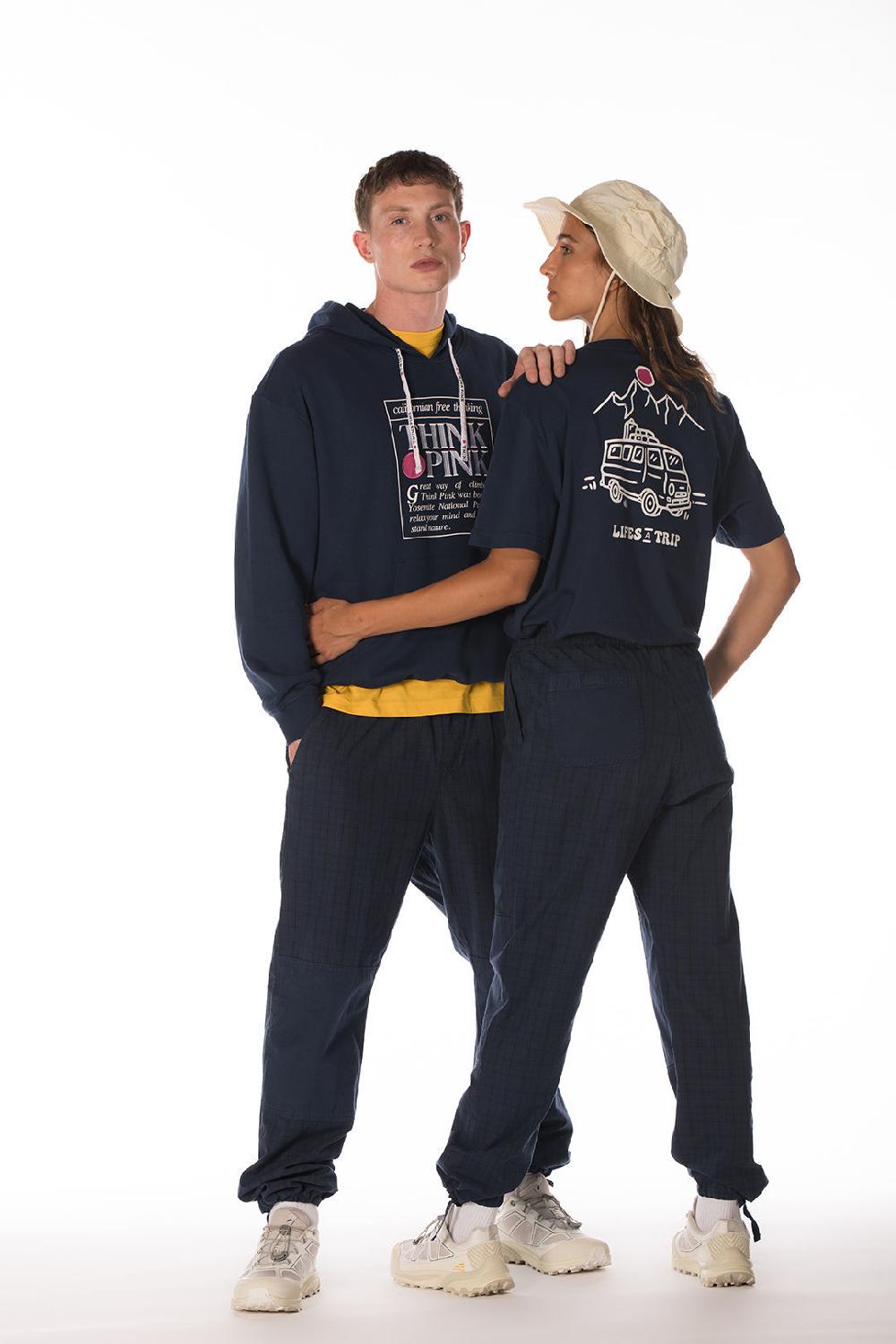 Think Pink Pantaloni Calanque Unisex tpm300s24 Offerta natalizia