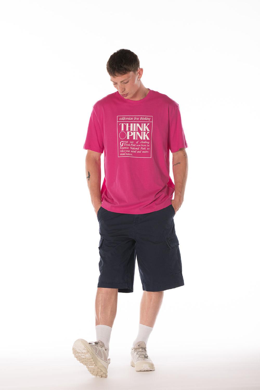 Think Pink T-shirt unisex manica corta tpm202s24 Economico