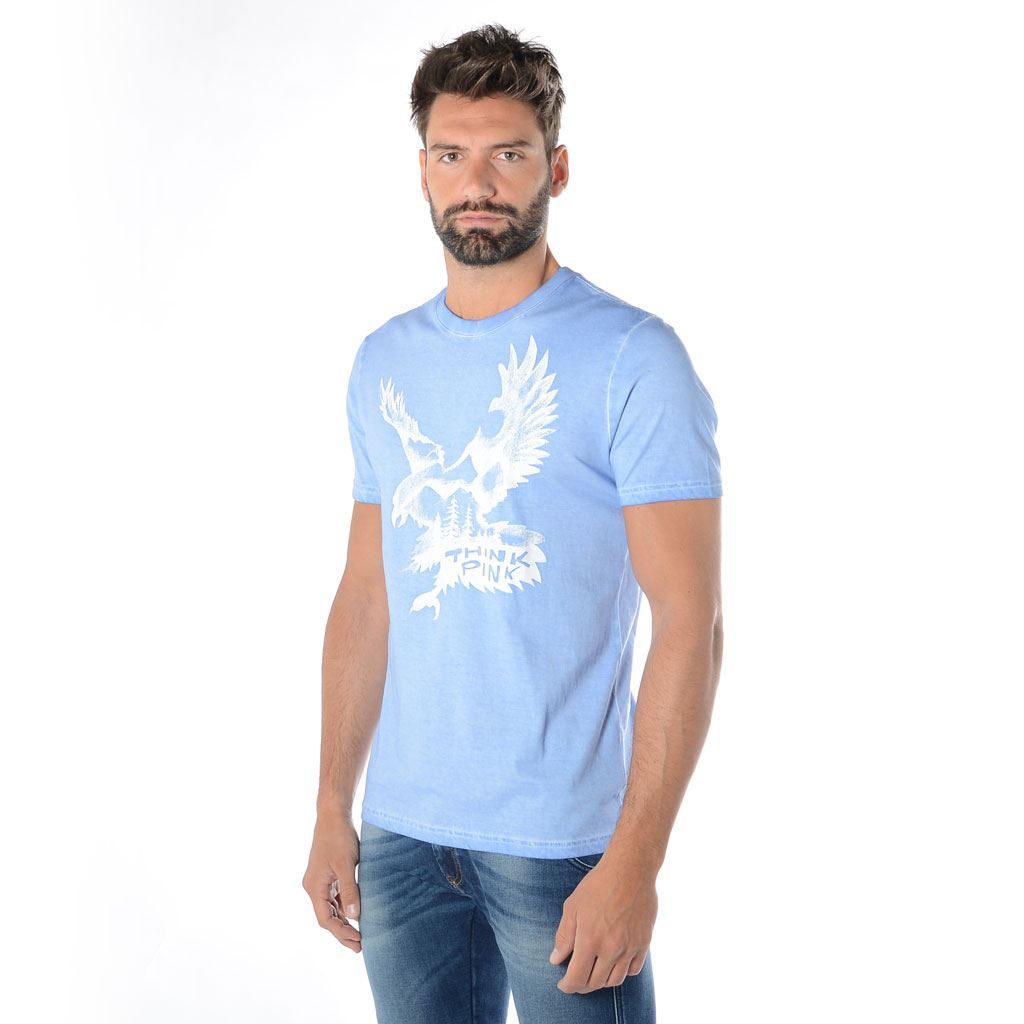 Think Pink T-shirt Uomo Manica Corta ss1906 2025