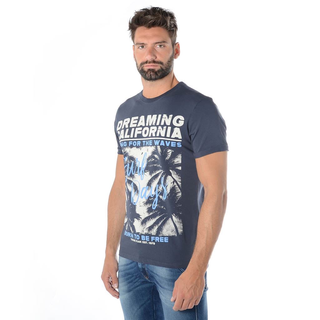 Think Pink T-shirt Uomo Manica Corta ss1911 Comprane uno, ottenene uno gratis
