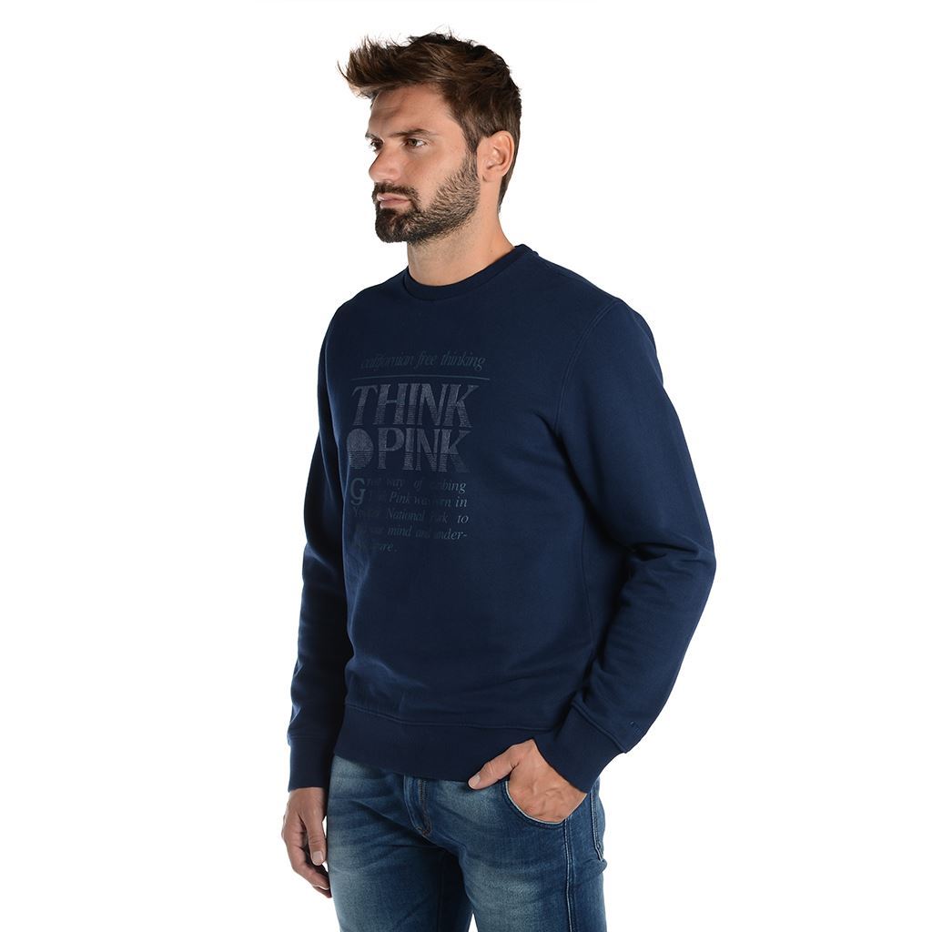 Think Pink Felpa Uomo Girocollo fw1800 Acquista Ora