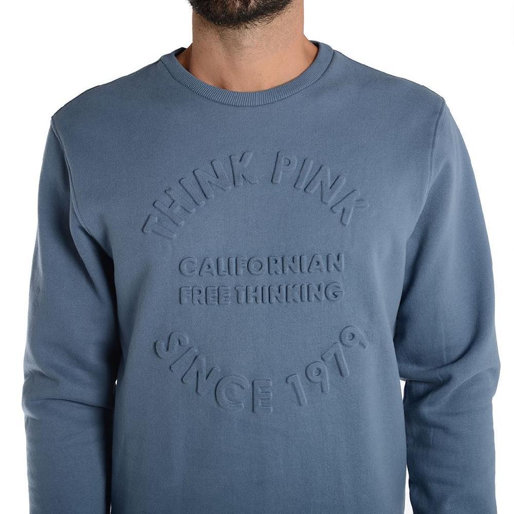 Think Pink Felpa Uomo Girocollo fw1801 Consegna Veloce