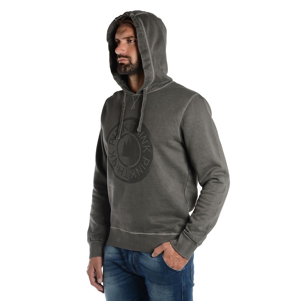 Think Pink Felpa Uomo con Cappuccio fw1805 Shopping Online