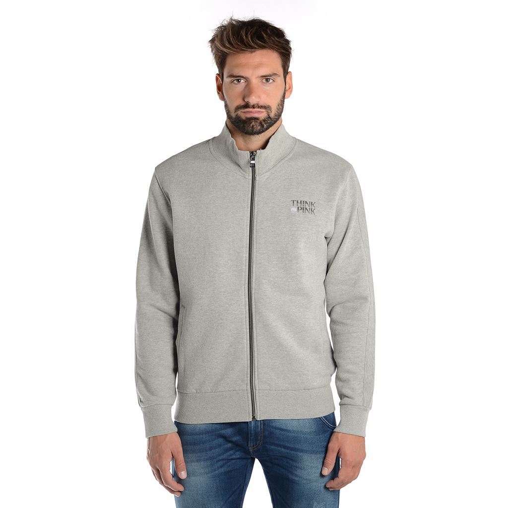 Think Pink Felpa Uomo Zip fw1811 Affare Del Giorno