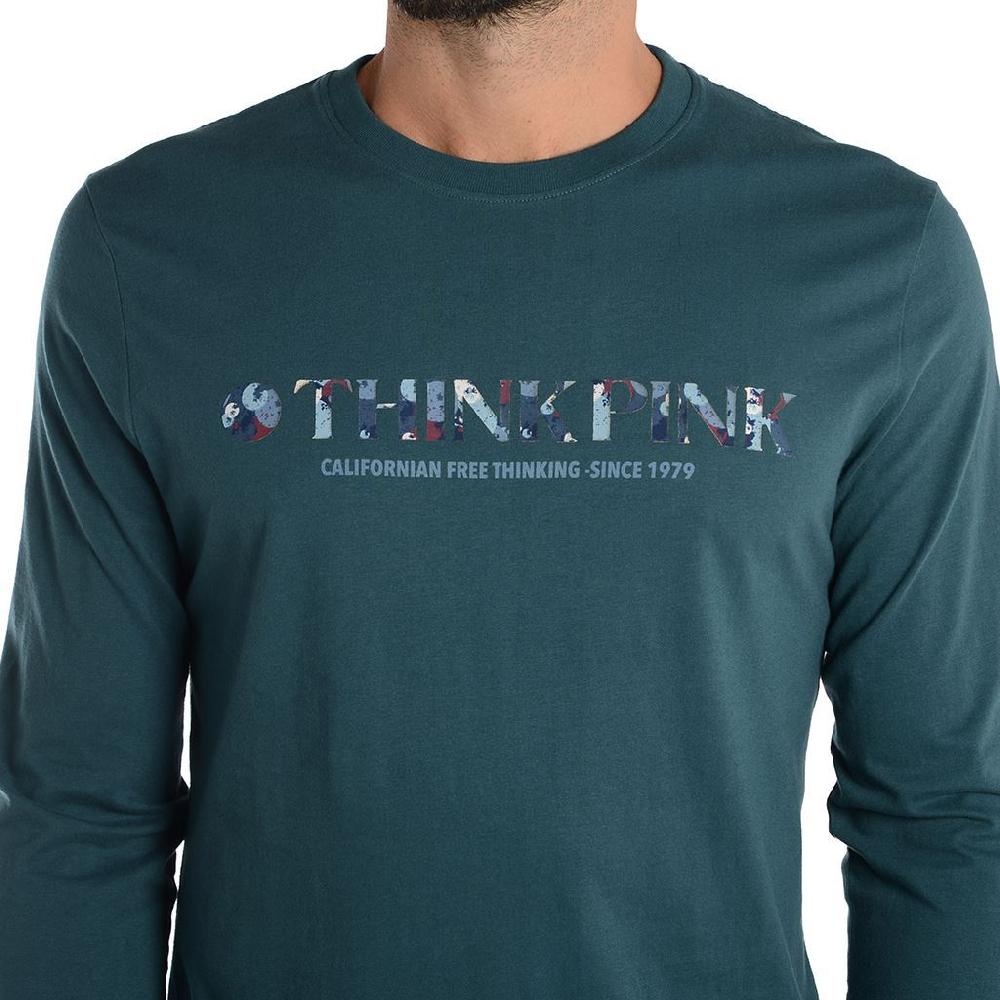 Think Pink T-shirt Uomo Manica Lunga fw1801 Convenienza