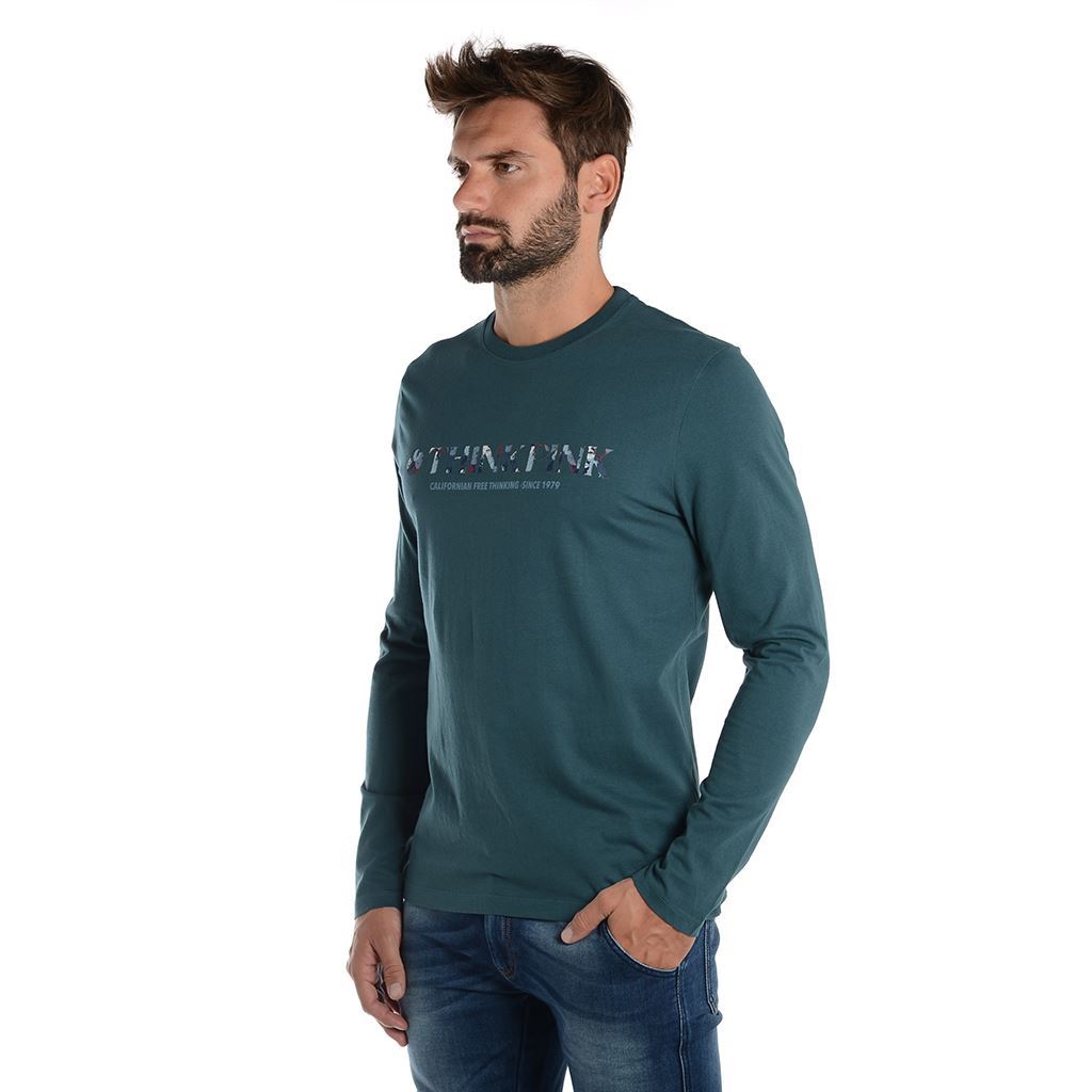 Think Pink T-shirt Uomo Manica Lunga fw1801 Convenienza