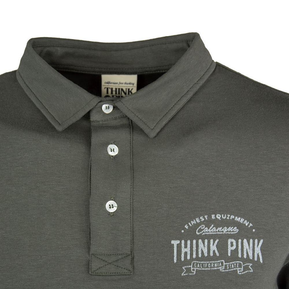 Think Pink Polo Uomo Jersey fw1701 Enormi sconti