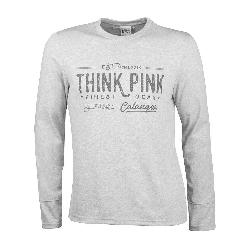 Think Pink T-shirt Uomo Manica Lunga fw1702 Outlet