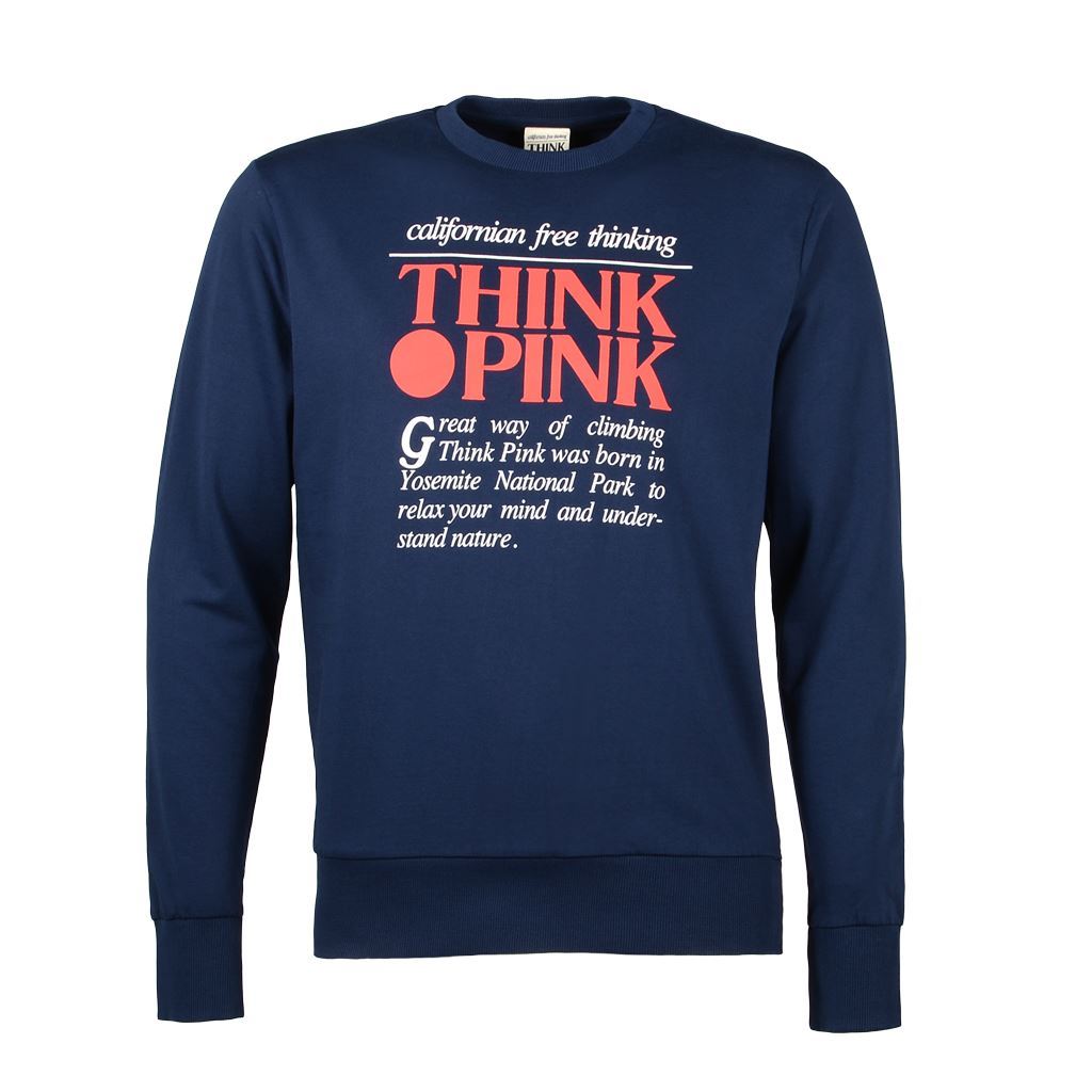 Think Pink Felpa Uomo Girocollo ss1800 Hotsell
