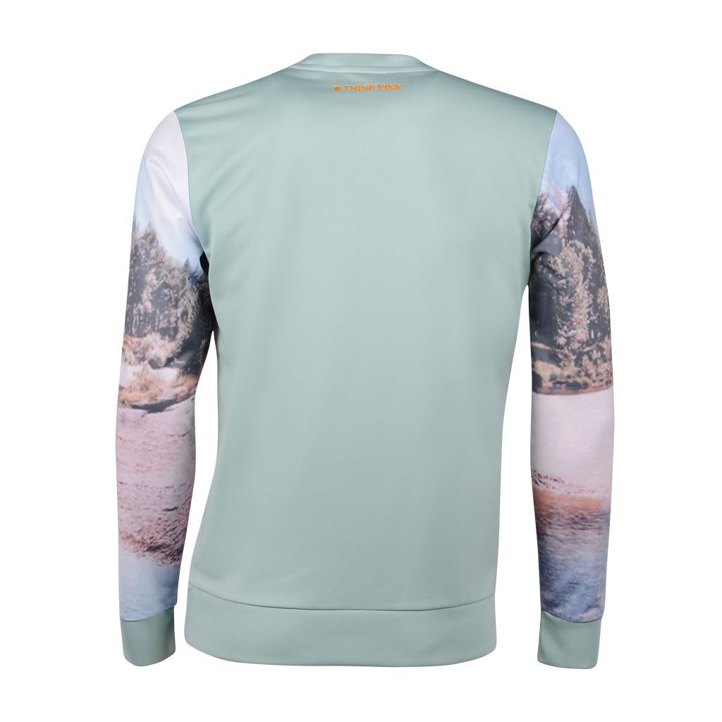 Think Pink Felpa Uomo Girocollo ss1802 Vendita Economica