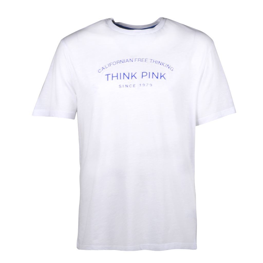 Think Pink T-shirt Uomo Manica Corta ss1802 In Saldo