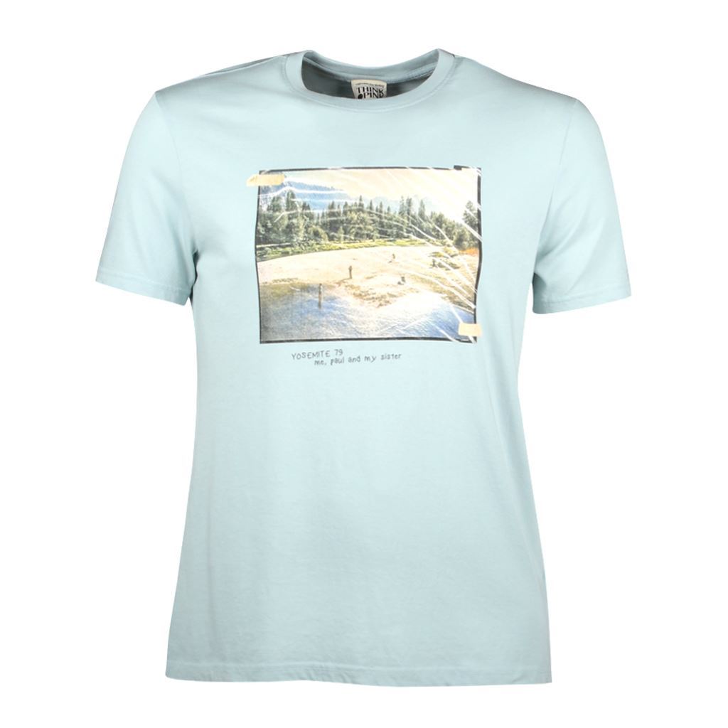 Think Pink T-shirt Uomo Manica Corta ss1804 Moda