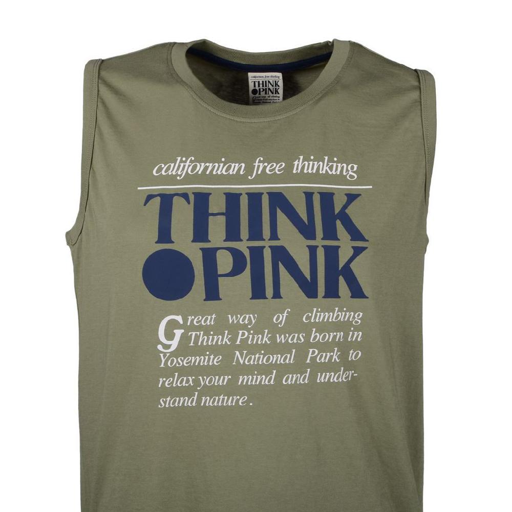Think Pink Canotta Uomo ss1814 In Linea