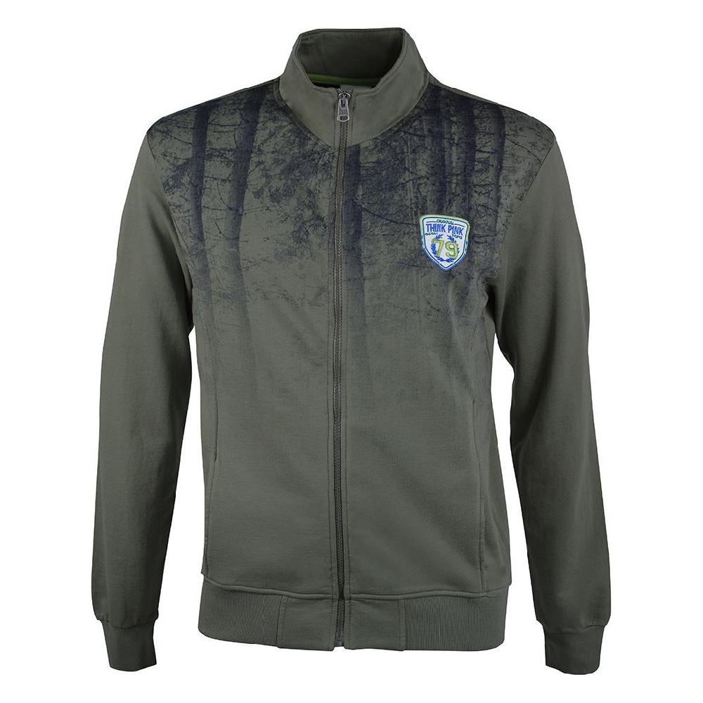 Think Pink Felpa Uomo Zip ss1703 Promozione