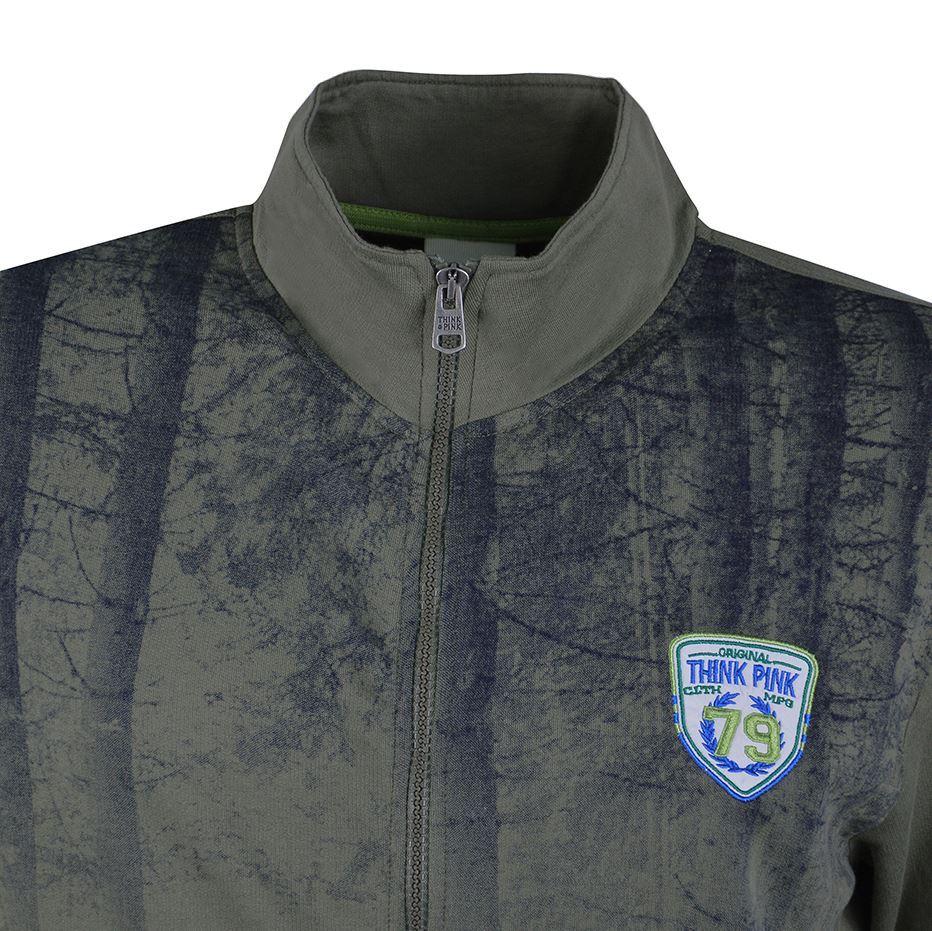 Think Pink Felpa Uomo Zip ss1703 Promozione