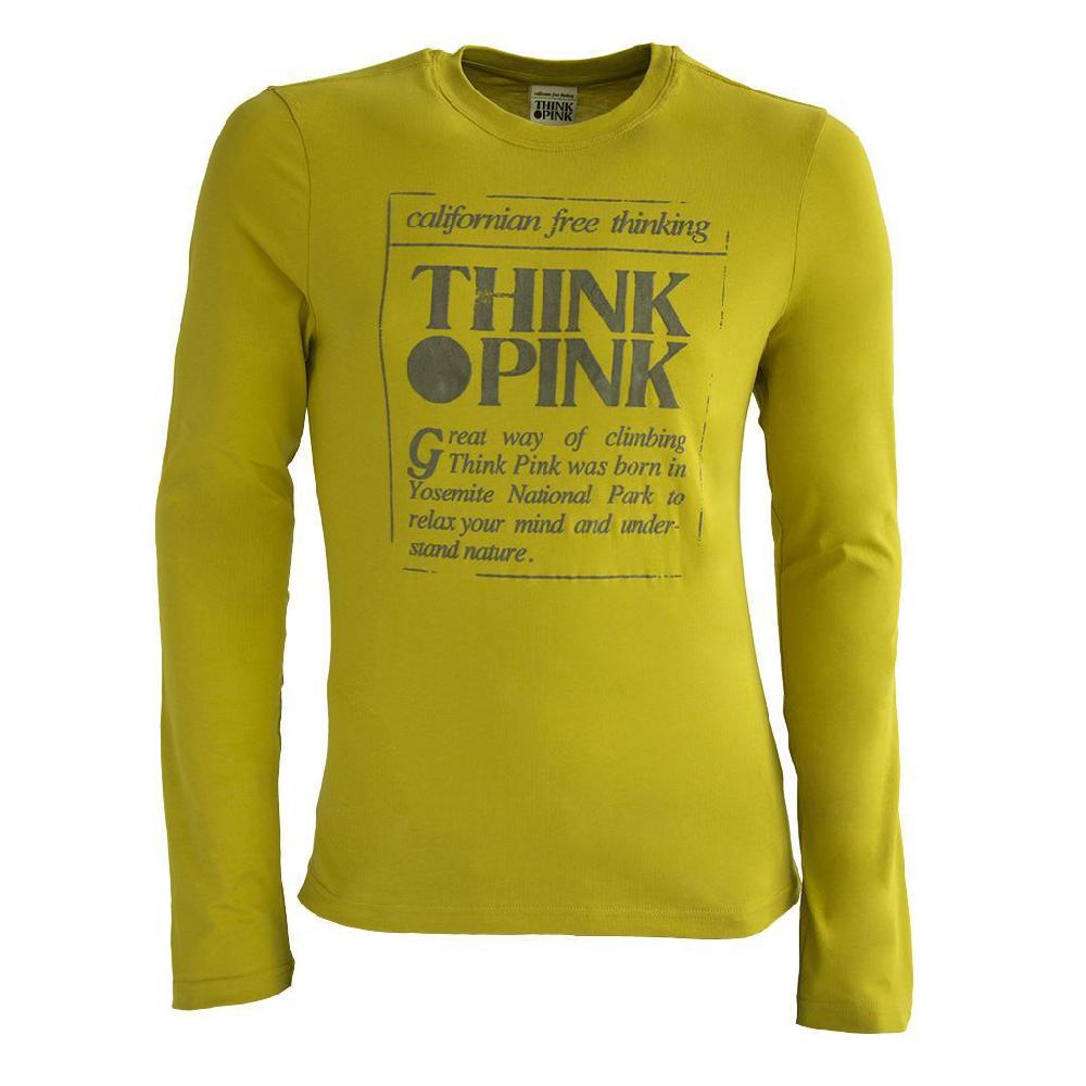 Think Pink T-shirt Uomo Manica Lunga fw1600 Negozio