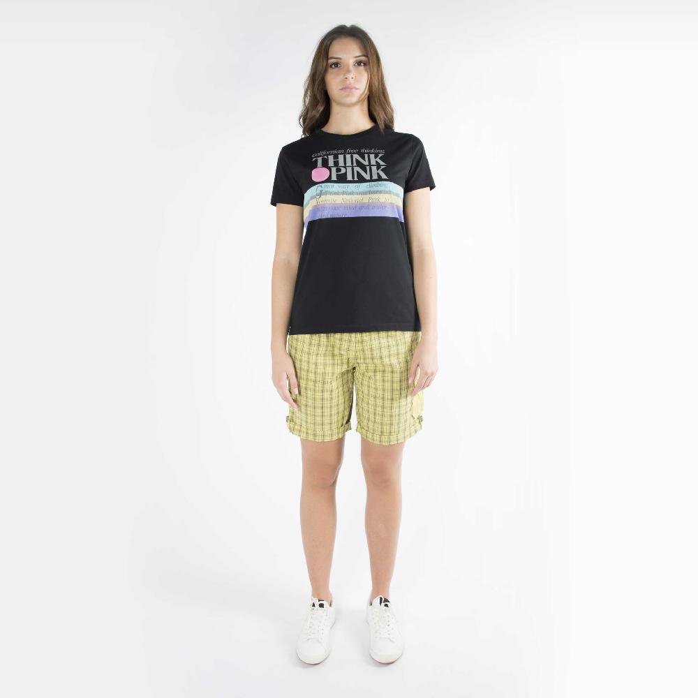 Think Pink T-shirt Donna Manica Corta ss2002 Comprare a buon mercato