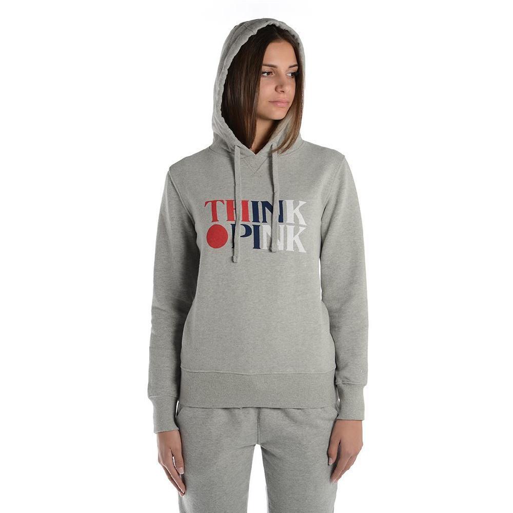 Think Pink Felpa Donna con Cappuccio fw1811 Spedizione Gratuita