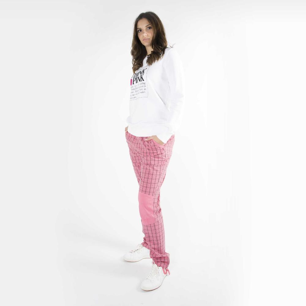 Think Pink Felpa Donna Girocollo ss2000 In Saldo