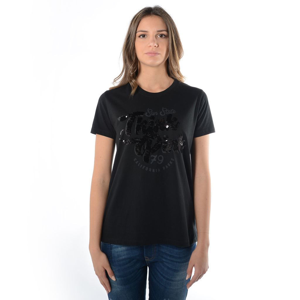 Think Pink T-shirt Donna Manica Corta ss1903 Qualità
