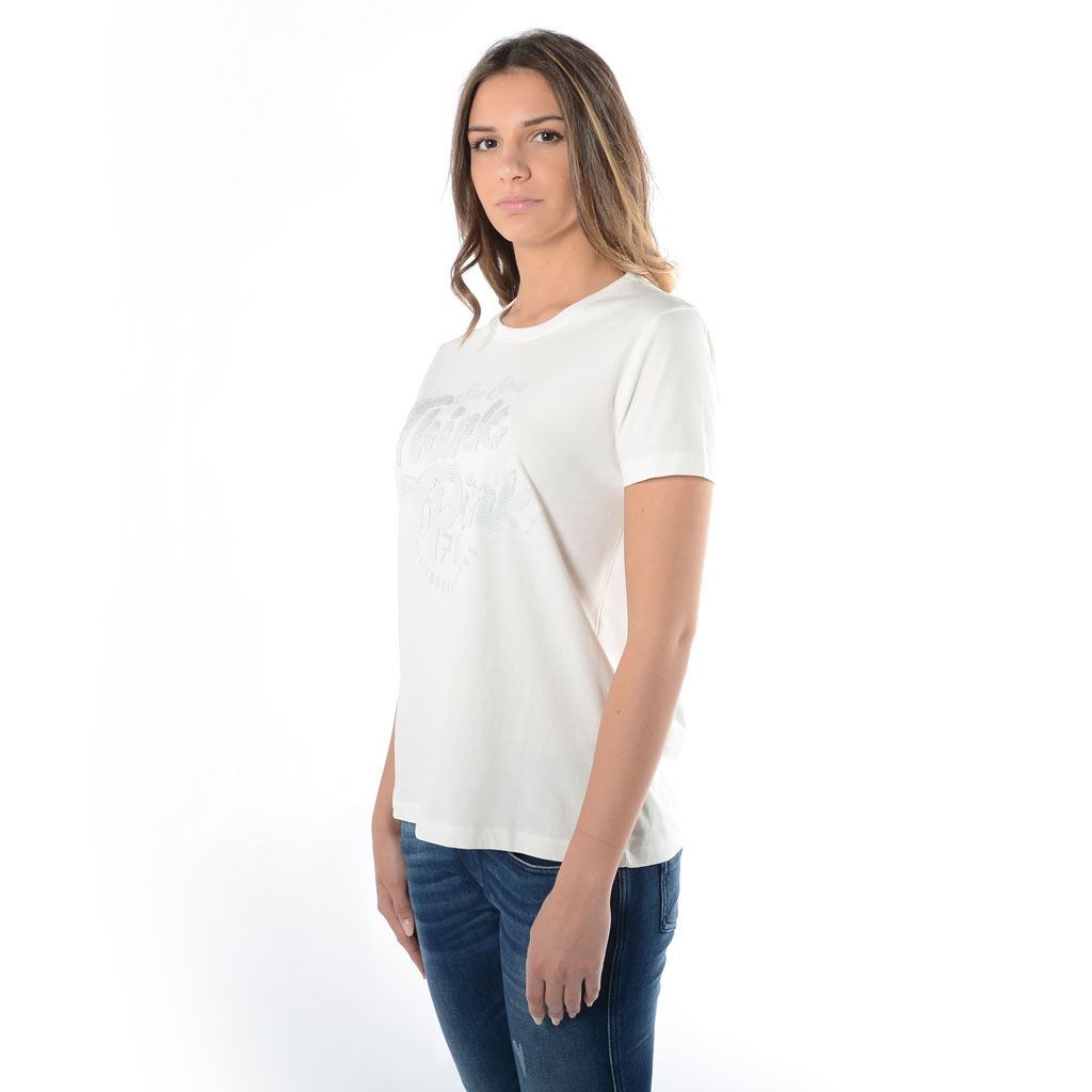 Think Pink T-shirt Donna Manica Corta ss1903 Qualità