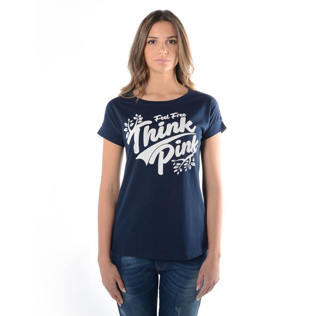 Think Pink T-shirt Donna Manica Corta ss1907 Promozione