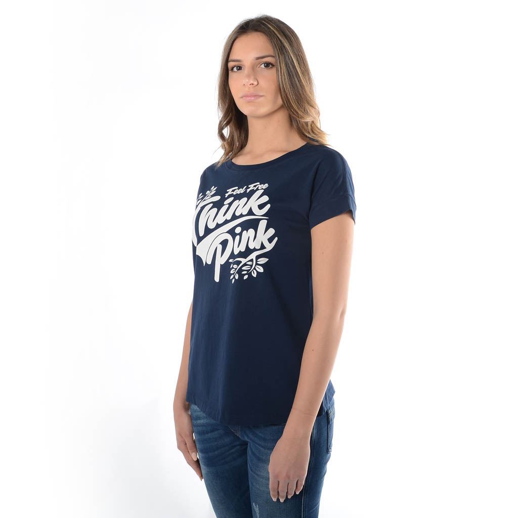 Think Pink T-shirt Donna Manica Corta ss1907 Promozione